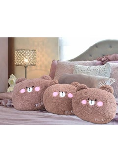 Y&D Bear Plush Pillow, Large Stuffed Animal (14*11 inch), Adorable Toy Big Hugging Home Cushion Decoration Birthday Travel Gift for Kids Adults Girls Boys  - Image 4