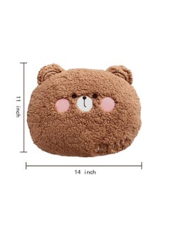 Y&D Bear Plush Pillow, Large Stuffed Animal (14*11 inch), Adorable Toy Big Hugging Home Cushion Decoration Birthday Travel Gift for Kids Adults Girls Boys  - Image 5