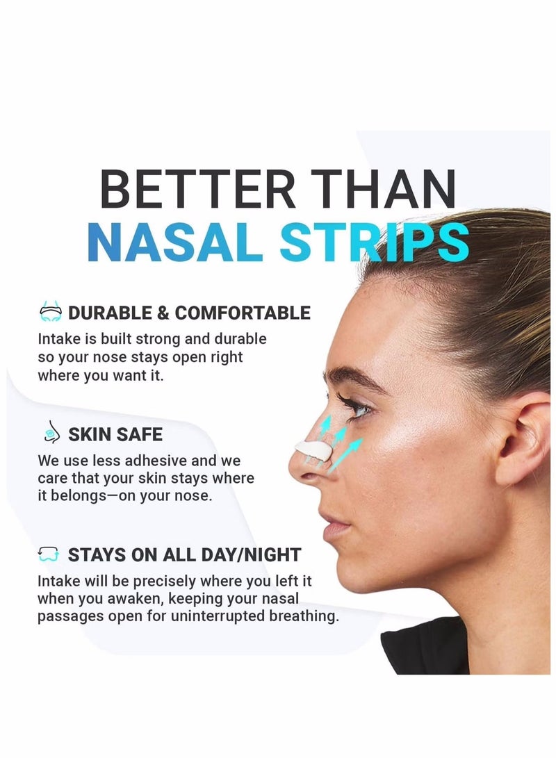 Anti-snoring Nose Patch  (30 pairs,white) - Boost Oxygen Intake, Reduce Snoring, Improve Sleep Quality - Sweat Resistant, Skin Safe Nasal Strips - Image 2