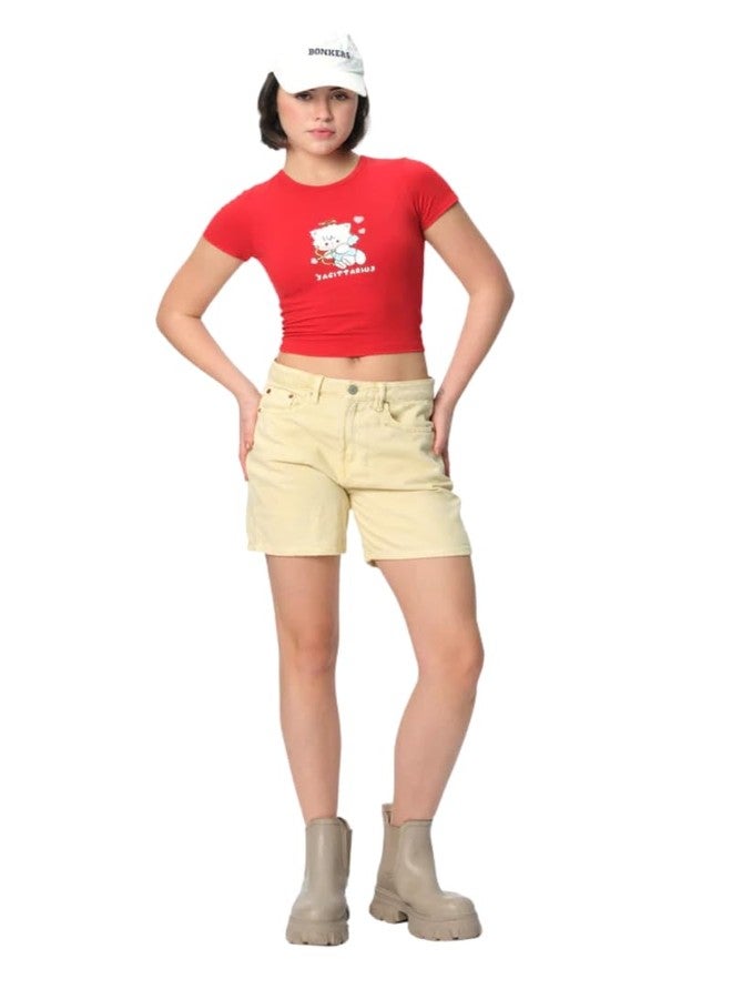 BONKERS CORNER Sagittarius Soar Long Length Baby Teel Red - Image 1