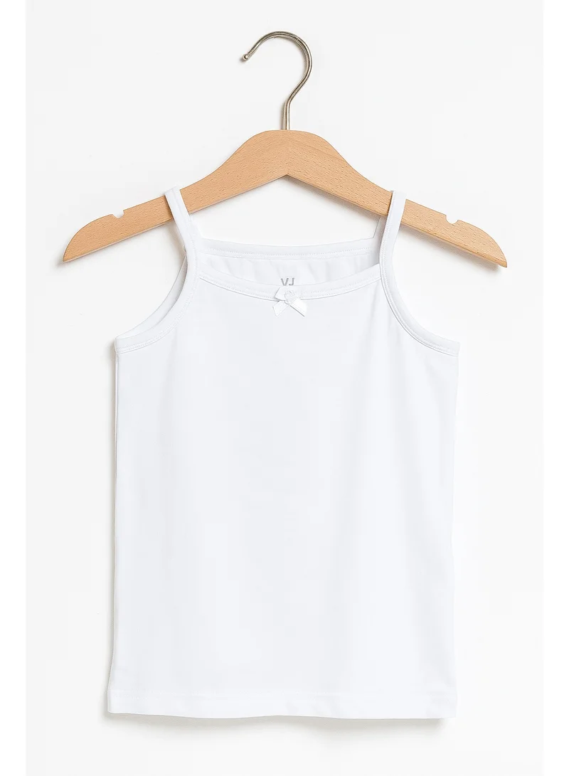 victor and jane "3-Pack Girls' Camisoles – Cotton Comfort in Black, White & Grey "