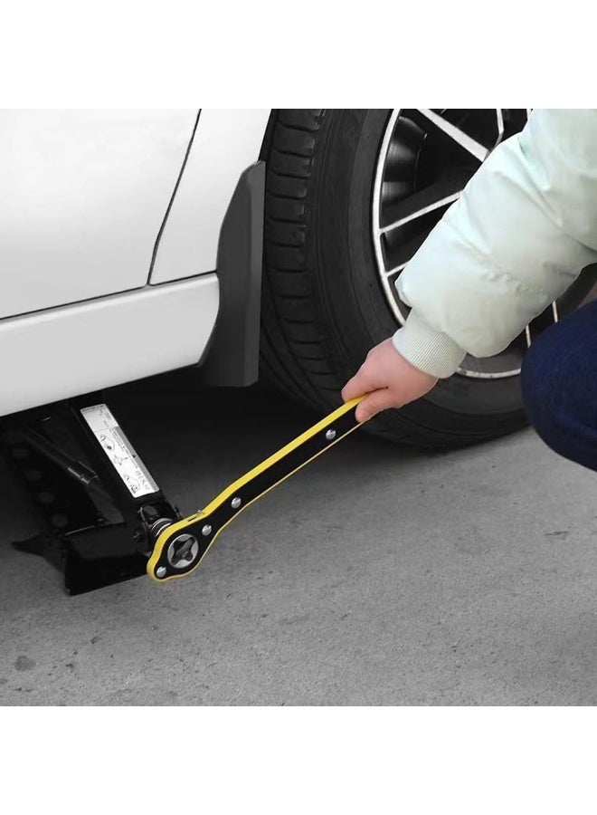 Effort-Saving Wheel Wrench with Scissor Jack Handle – Durable Tool for Cars, Trucks & Motorbikes - Image 5
