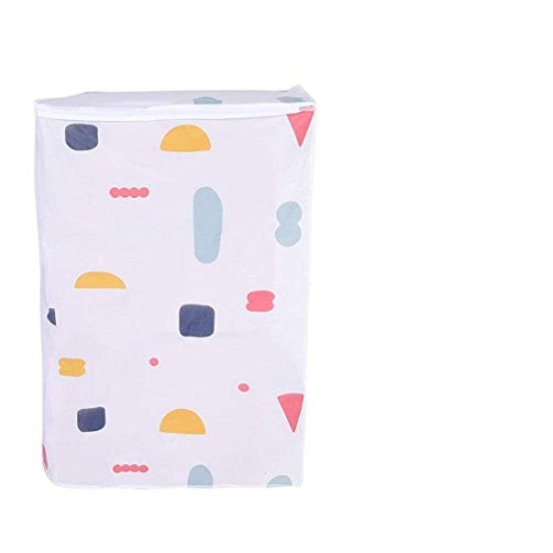 Yosoo Dust Proof Roller Washing Machine Top Covers, Waterproof Washer/Dryer Cover Protective Dust Storage Bag (Top Load)