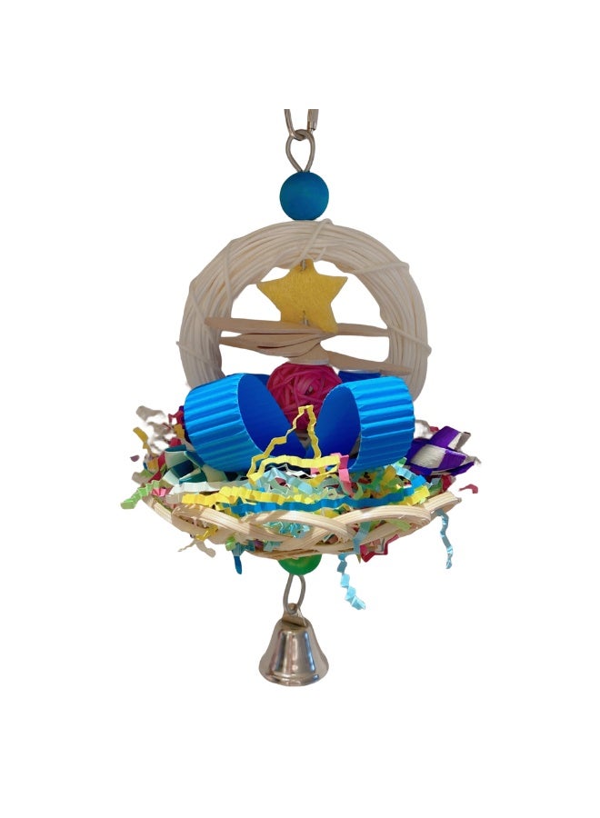 Pado Vanpet Flower Basket Natural Bird Toy 25x12cm