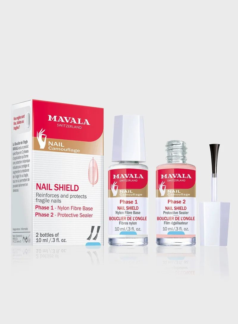 Mavala Nail Shield for Weak Fragile Nails 2*10ml