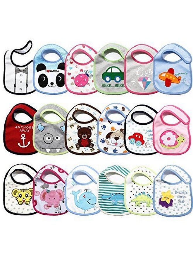 Baby Station Baby Bibs One Size Pack Of 3 (Random Color & Prints) - Image 5