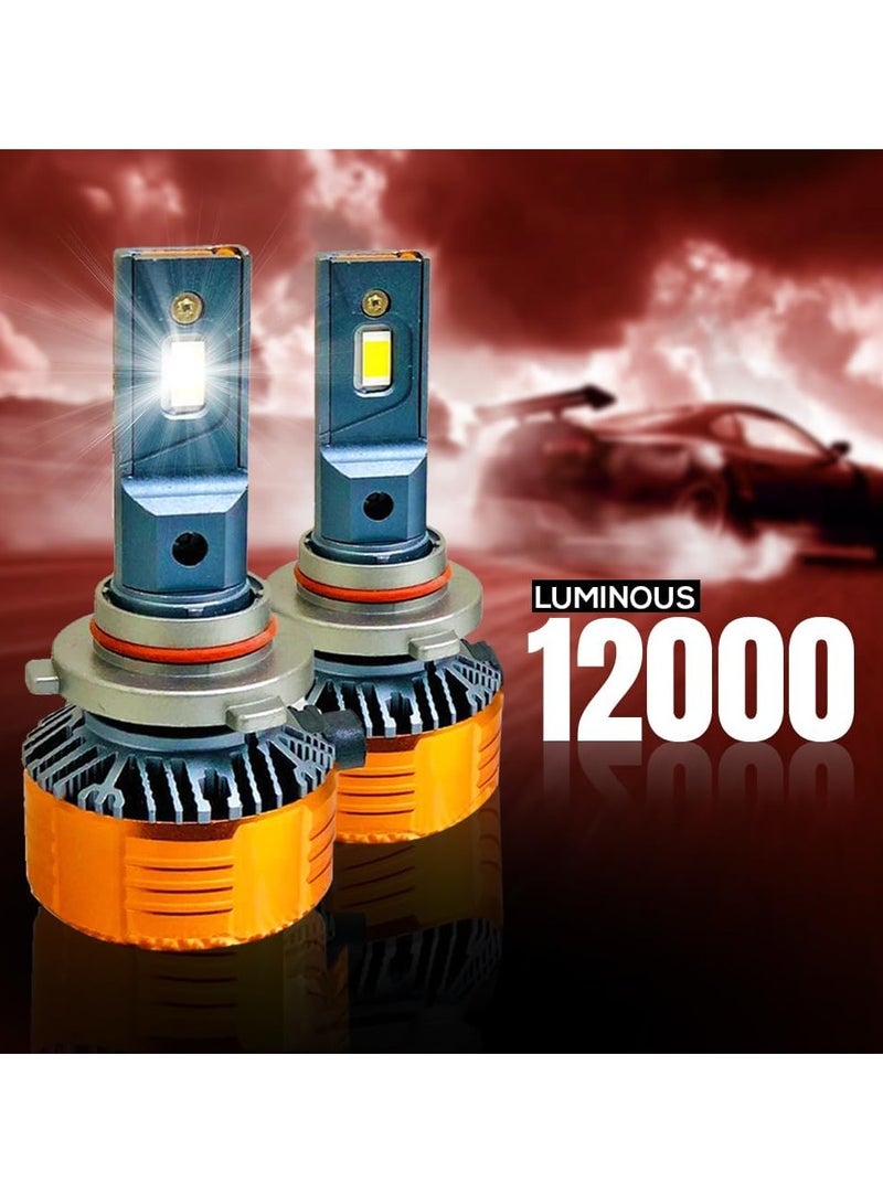 TBS DESIGN Toby's New M8 Pro-9005/9006 having 4300K color Temperature 110W pair LED Headlight Bulb Assembly 11000 Lumens extreme Bright best for long drive - Image 4