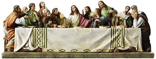 Joseph's Studio by Roman, The Last Supper Tabletop Figurine, 4.5" H x 11.25" W, Religious Decor, Easter, - Image 4