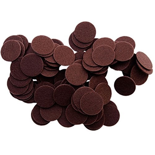 Playfully Ever After 1 Inch Brown 100pc Stiff Felt Circles - Image 5