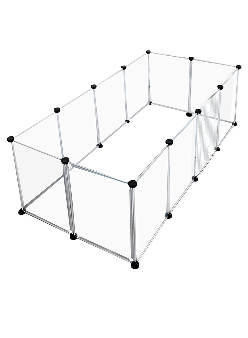 DubaiGallery Pets Cage Portative Durable Plastic Solid Pets Cage Dog Crates for Small Pets Rabbit Puppy Cats - Image 2