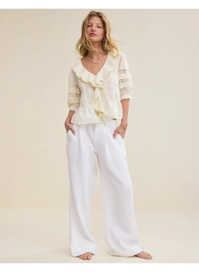 Aerie Aerie Daybreak High Waisted Trouser