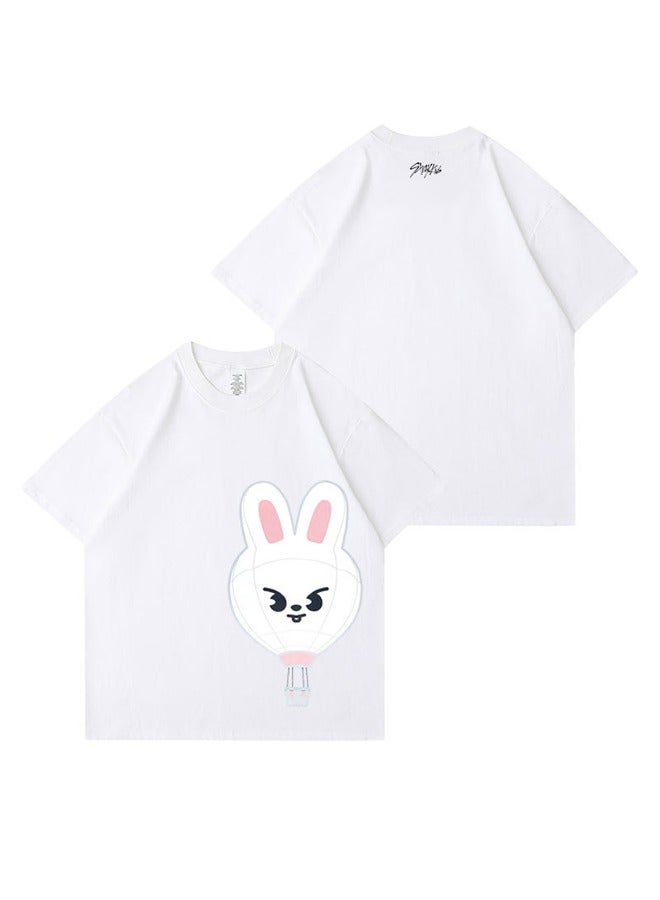 NIBEMINENT Stray Kids Skzoo Cotton T-shirt - Image 1
