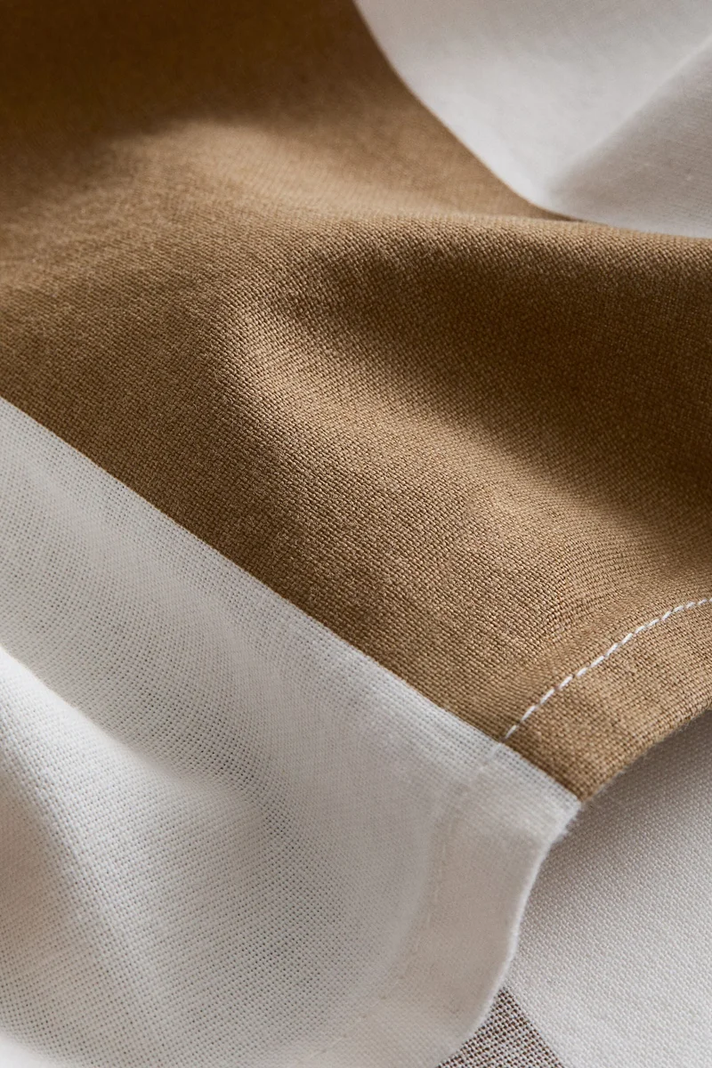 H&M Striped cotton tablecloth