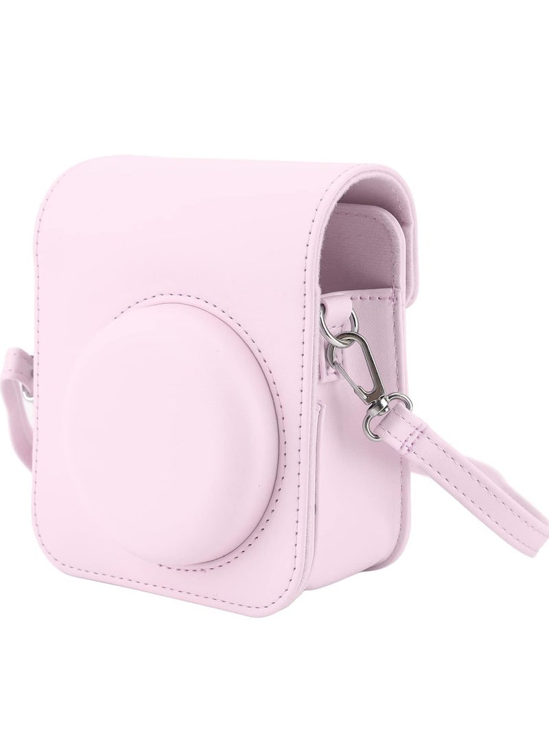 Generic Mini Camera Protective Case Compatible with Fujifilm Instax Mini 12, Instant Camera Case with Adjustable Shoulder Strap, Cute Solid Color Camera Case Compatible with Instax Mini 12 Camera  - Image 1