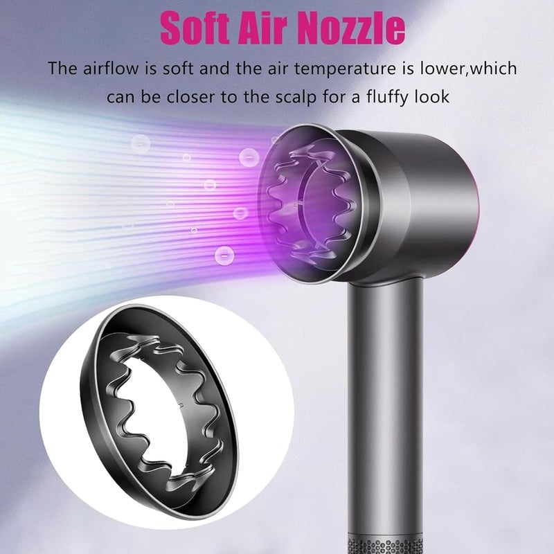 Chuancheng Gentle Air Nozzle Attachments 969749-01 for Dyson Supersonic Hair Dryer HD01,HD02,HD03 Iron Color - Image 1