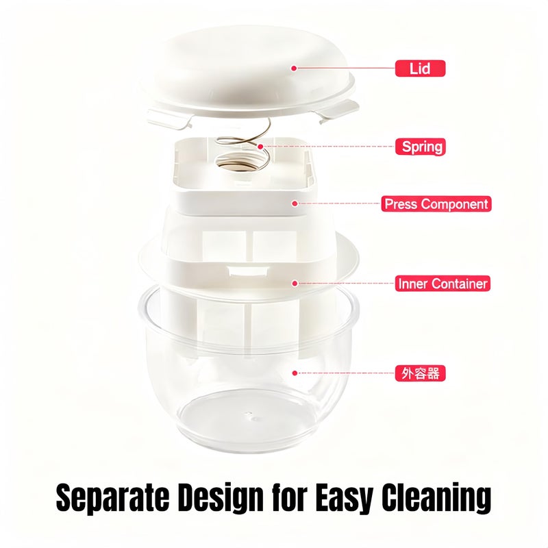 FindXeink Yogurt Strainer-[2.2QT/0.56GAL]Large, [1.16QT/0.29GAL]Filter Capacity, Spring-Assisted Yogurt Filter, Stainless Steel Mesh, BPA-Free Detachable for Homemade Greek Yogurt - Image 5