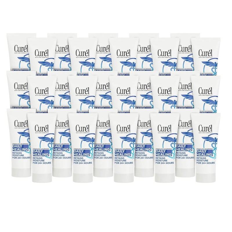 لوشن الجسم كيريل اليومي للشفاء للبشرة الجافة موصى به من قبل أطباء الجلدية لوشن مرطب مع مركب السيراميد المتقدم 1 أونصة عبوة من 30