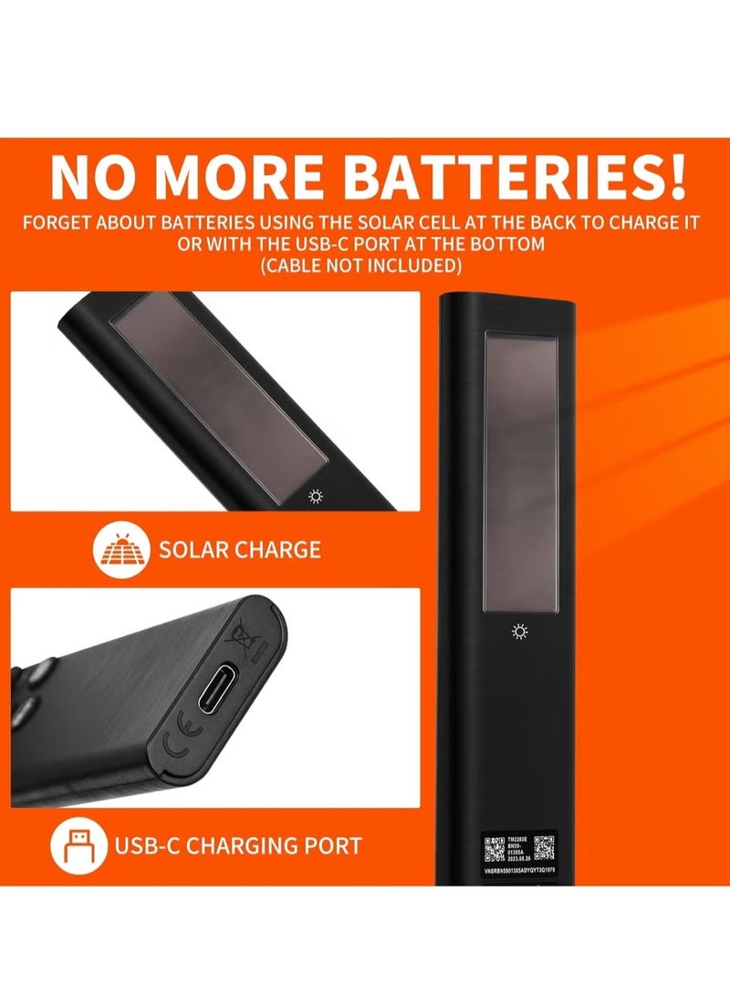 ELTRAZONE BN59-01385A Solar Voice Remote for Samsung Smart TVs – USB-C & Solar Rechargeable with Smart Voice Assistant – Compatible with 2021-2023 Neo QLED, The Frame, Crystal 4K & 8K UHD Series – Ergonomic Design (Black) - Image 4