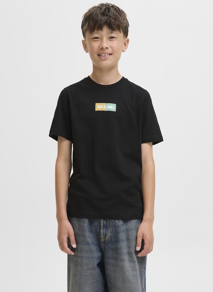 Jack & Jones Junior Kids JjpanCrew Neck T-Shirt - Image 1