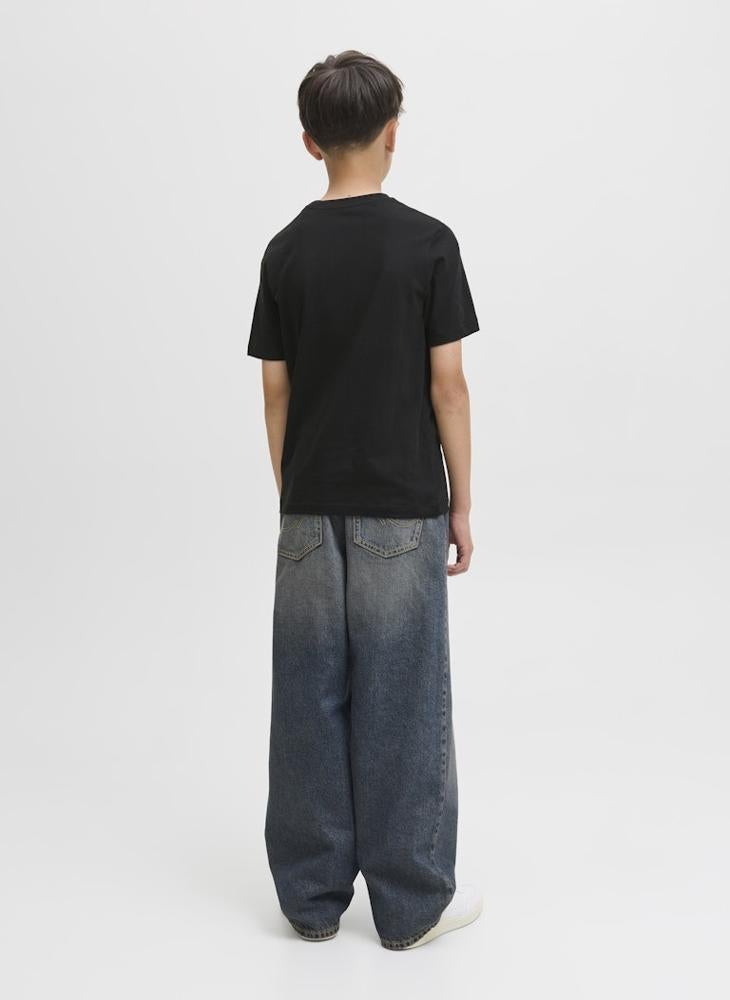 Jack & Jones Junior Kids JjpanCrew Neck T-Shirt - Image 2