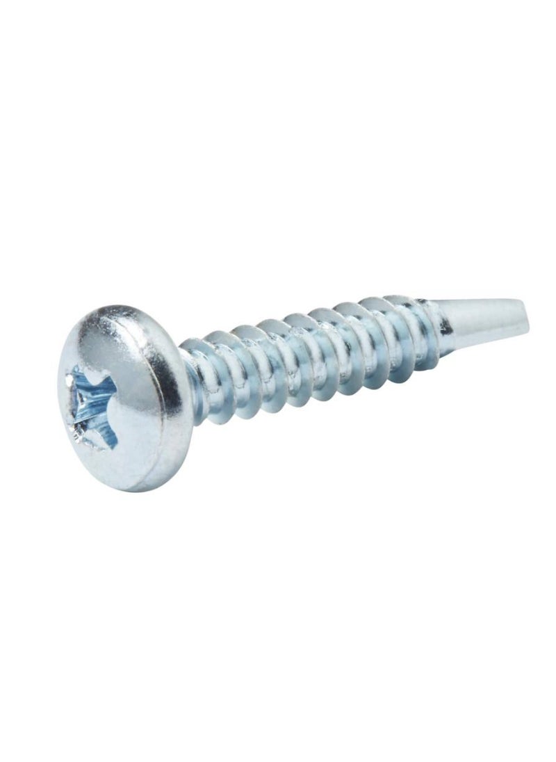 ACE Diall Zinc-Plated Carbon Steel Self Drilling Screw Pack 4.8 x 25mm 25Pcs 