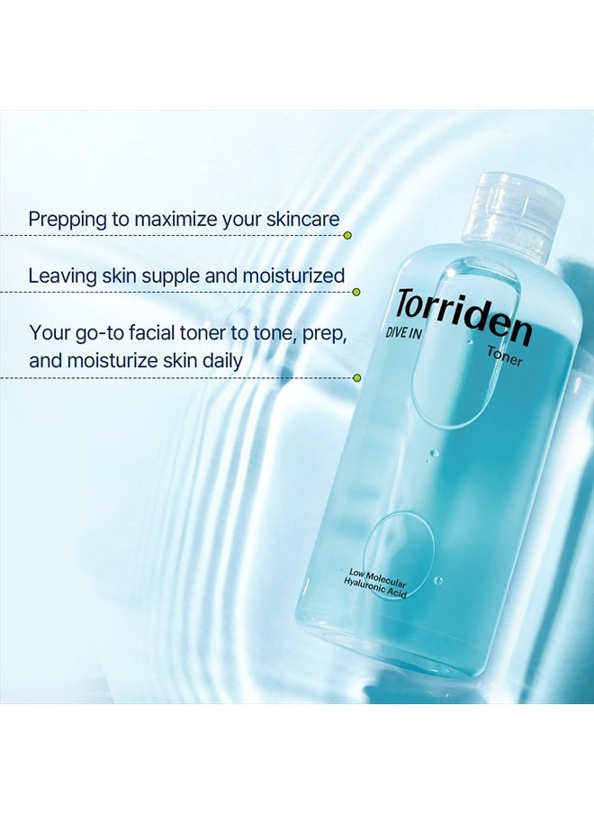 Torriden Dive-in Low-Molecular Hyaluronic Acid Toner 10.14 fl oz | Low pH Facial Toning Water That Hydrates and Moisturizes Sensitive, Dehydrated, Oily Skin | Vegan Korean Skin Care  - Image 4