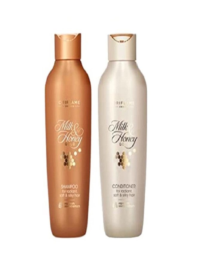Oriflame Milk and Honey Gold Shampoo and Conditioner, 400ml - Image 3