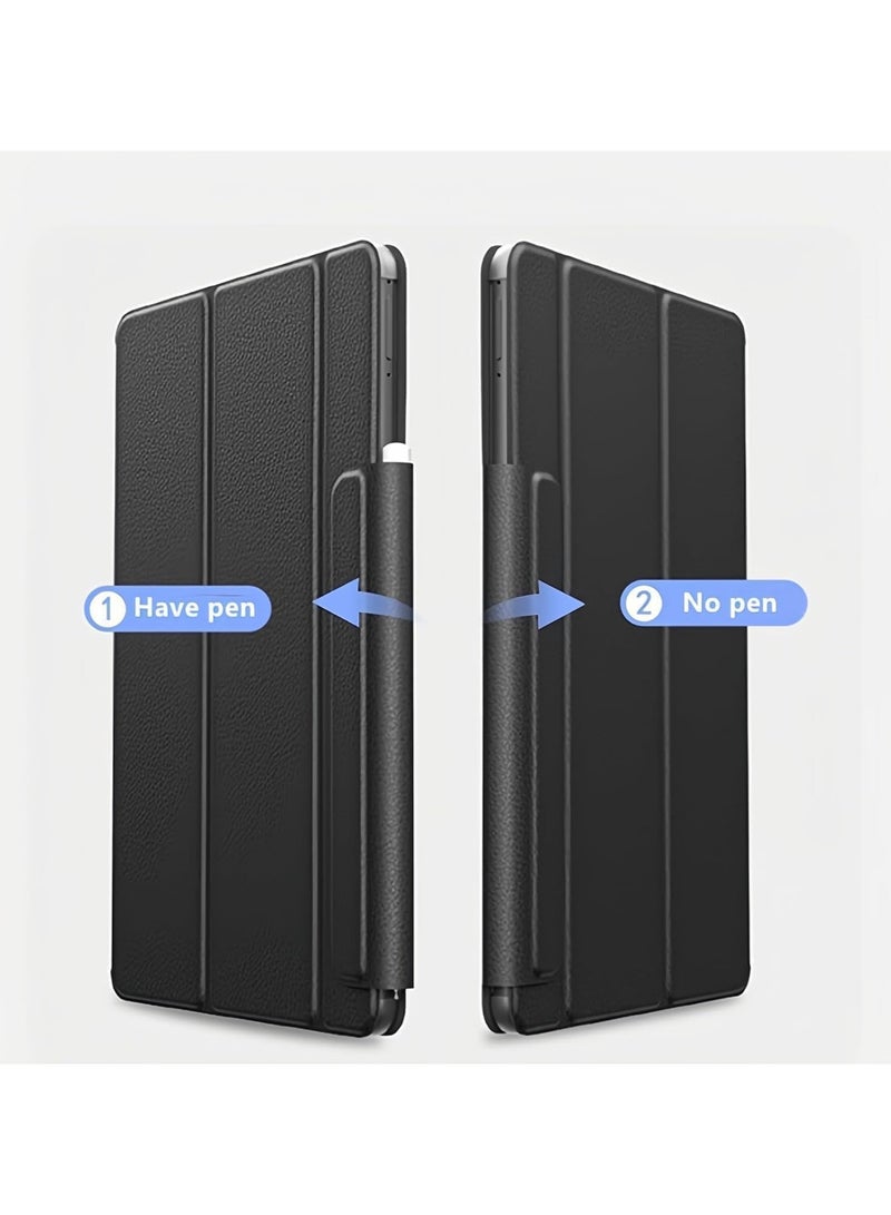 Protective Case Compatible with Xiaomi 7spro 12.5″ 2025 【Pencil Support】, Hybrid Removable Magnetic Tri-Fold Stand Cover, Matte Transparent Back, Auto Wake/Sleep - Image 5