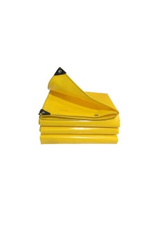 Hoodwin HOODWIN 129 ft 135 GSM Yellow Tarpaulin Tirpal Tadpatri Tharpai Thadika Extra Strong Reinforced Eyelets UV Resistant 100 Waterproof Virgin 135 GSM 129 ft  - Image 2