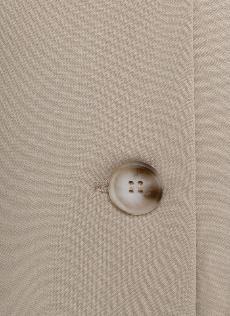 Lichi Single-breasted jacket with contrasting inserts