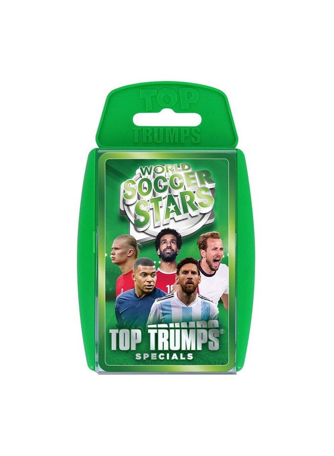 Top Trumps Top Trumps Card Game World Soccer Stars - Family Games for Kids and Adults - Learning Games - Kids Card Games for 2 Players and More - Kid War Games - Card Wars - for 6 Plus Kids - Image 1