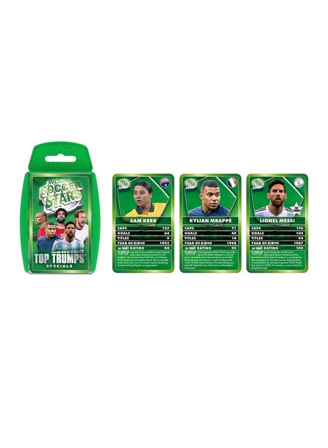 Top Trumps Top Trumps Card Game World Soccer Stars - Family Games for Kids and Adults - Learning Games - Kids Card Games for 2 Players and More - Kid War Games - Card Wars - for 6 Plus Kids - Image 4