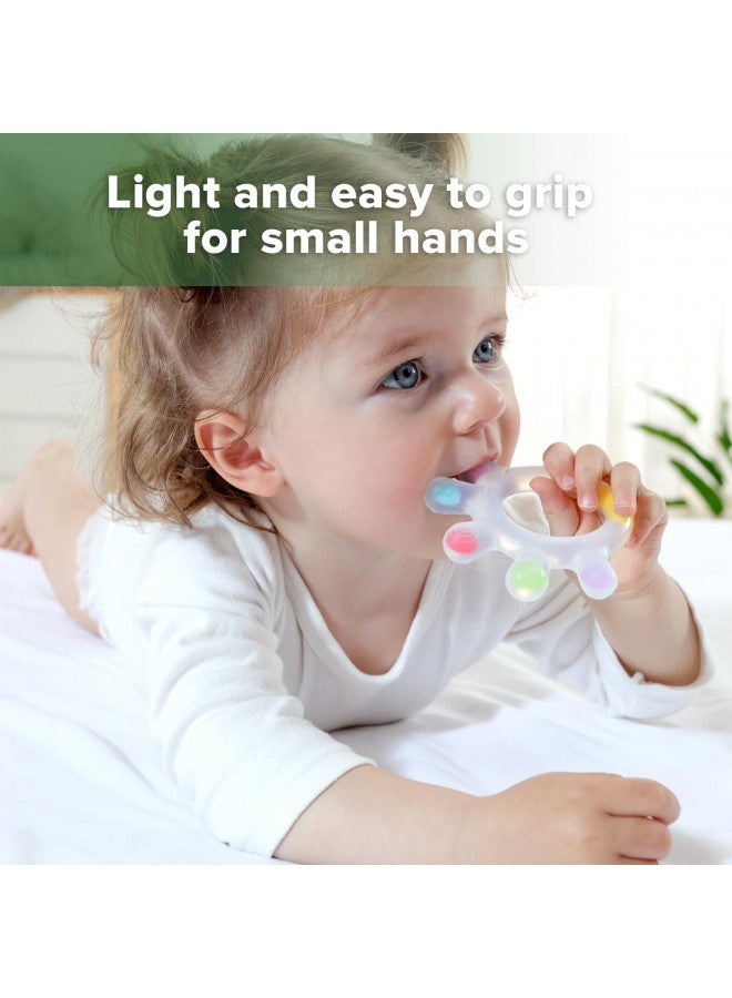 Haakaa Palm Teether - Soft Silicone Baby Soothing Teether Pacifier - Frozen Teething Toy for 3M+ Babies - BPA Free (1 Pack) - Image 1