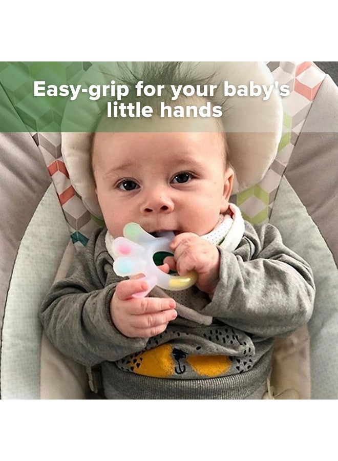 Haakaa Palm Teether - Soft Silicone Baby Soothing Teether Pacifier - Frozen Teething Toy for 3M+ Babies - BPA Free (1 Pack) - Image 4