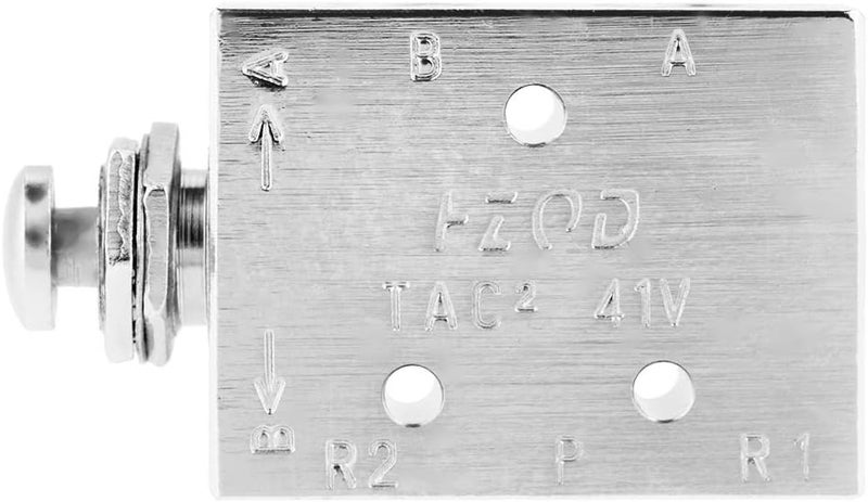 Wal front Premium 2-Position 3-Way Toggle Valve, CNC Machined Pneumatic Air Control Valve with Knob Operation for Industrial Applications, Mechanical Lever Arm Design - Image 2