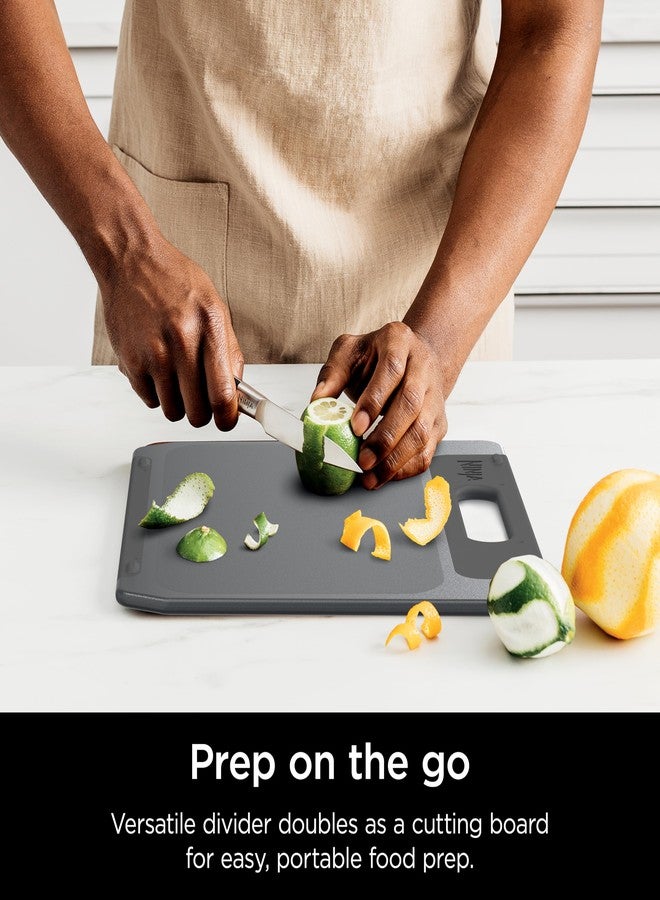 Ninja FrostVault Cooler Divider Insert & Cutting Board, Multipurpose Removable Divider, Easy to Clean, Dishwasher Safe, Designed to Fit Ninja FrostVault, Black, XSKCUTBRDDIVDR - Image 5