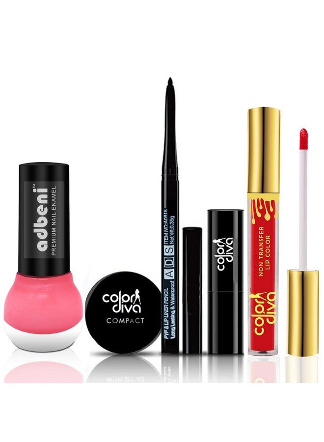 adbeni Make Up Kit For Women, Sand Tone Combo (Pack Of 5) - Image 1