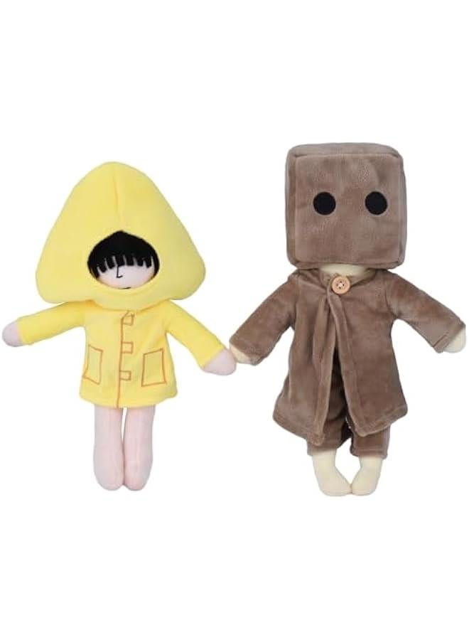 Little Nightmares Plush, Six & Mono Stuffed Plush Doll, 11.8 inch Plush Toy for Game Fans  - Image 1