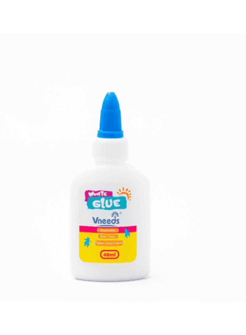 60Ml Vneeds White Glue non toxic for paper, card, fabric