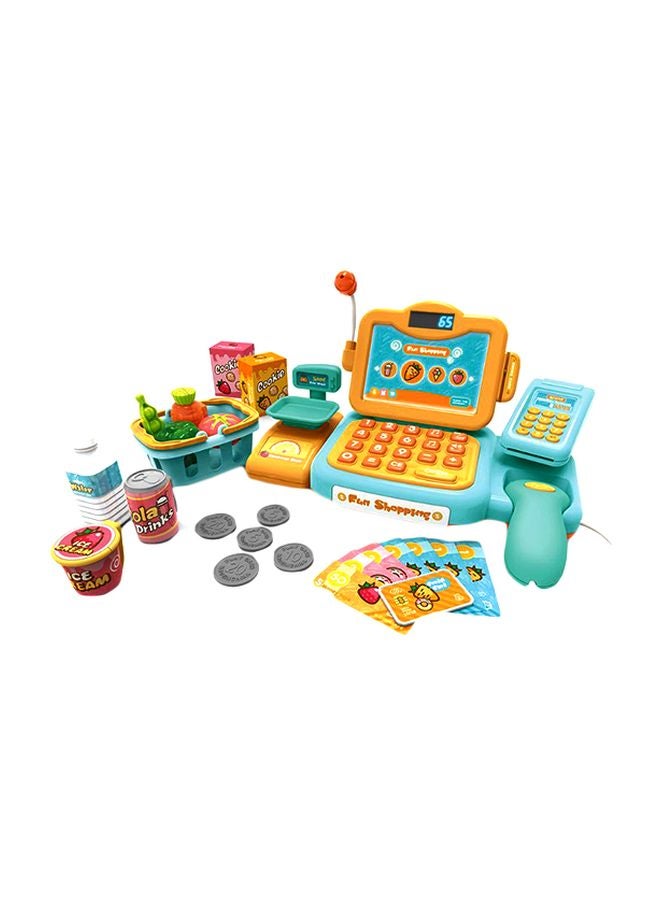 24-Piece Fun Shopping Cash Register Set 888D - Image 1