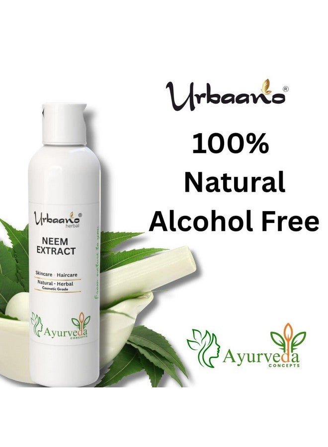 Urbaano Herbal Pure Neem Liquid Extract Natural Ingredient for DIY Skin, Hair & Body Care Products making Soap, Lotion, Serum, Face wash (200ml) - Image 2