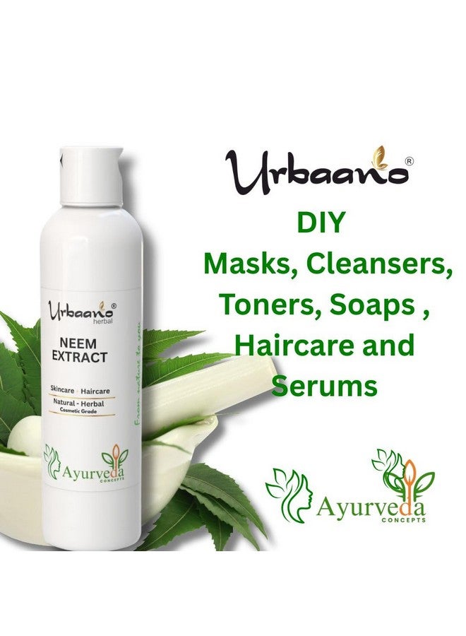 Urbaano Herbal Pure Neem Liquid Extract Natural Ingredient for DIY Skin, Hair & Body Care Products making Soap, Lotion, Serum, Face wash (200ml) - Image 3