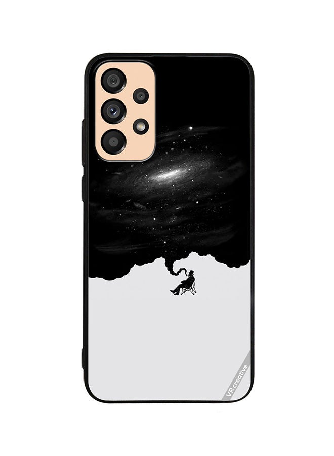 VR CREATIVE Protective Case Cover For Samsung Galaxy A72 Galaxy Abstract Black White Design Multicolour - Image 1