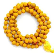 RUDRANSH Haldi Mala/Natural Turmeric Mala/Haldi mala Natural Original Baglamukhi Mala/Haldi mala (Yellow) 108 Beads - Image 5