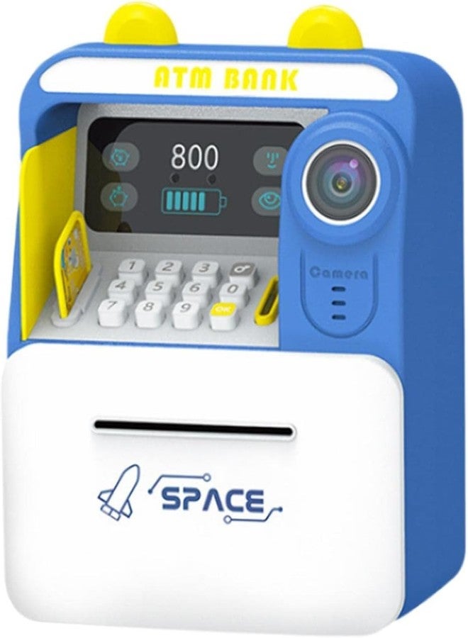 Magicwand FACE Recognition Musical Money Safe Kids Piggy Savings Bank with Personal ATM Card【Pack of 1】【Blue】 - Image 1