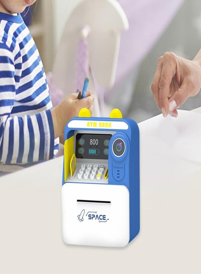 Magicwand FACE Recognition Musical Money Safe Kids Piggy Savings Bank with Personal ATM Card【Pack of 1】【Blue】 - Image 4