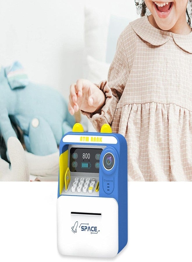 Magicwand FACE Recognition Musical Money Safe Kids Piggy Savings Bank with Personal ATM Card【Pack of 1】【Blue】 - Image 3