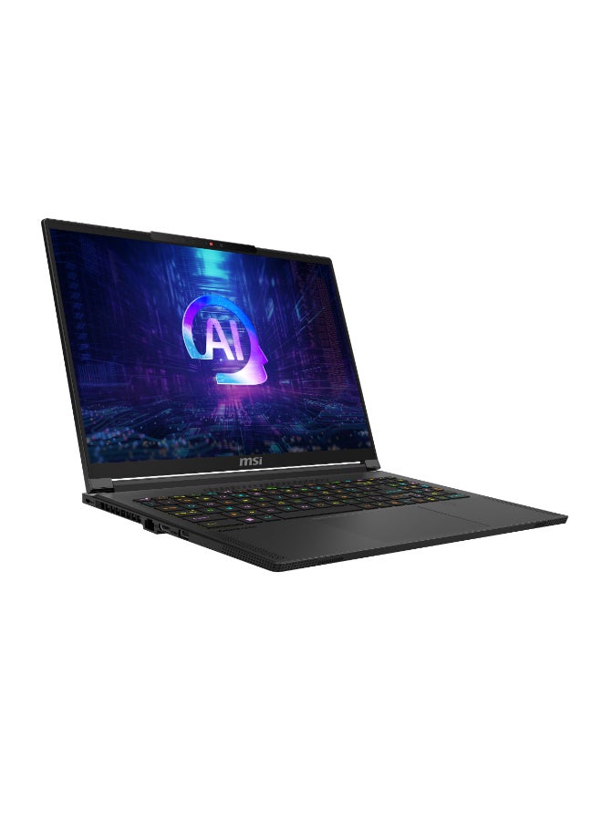 MSI Stealth A16 AI Laptop With 16-Inch QHD (2560x1600) 240Hz Display, AMD Ryzen 9-370HX Processor/32GB RAM/1TB SSD/8GB Nvidia GeForce RTX 4070 Graphics Card/Windows 11 English/Arabic Core Black english_arabic Core Black - Image 2