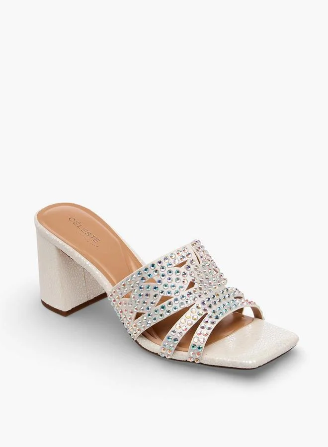 سيليست Women Block Heel Sandals Ramadan Collections