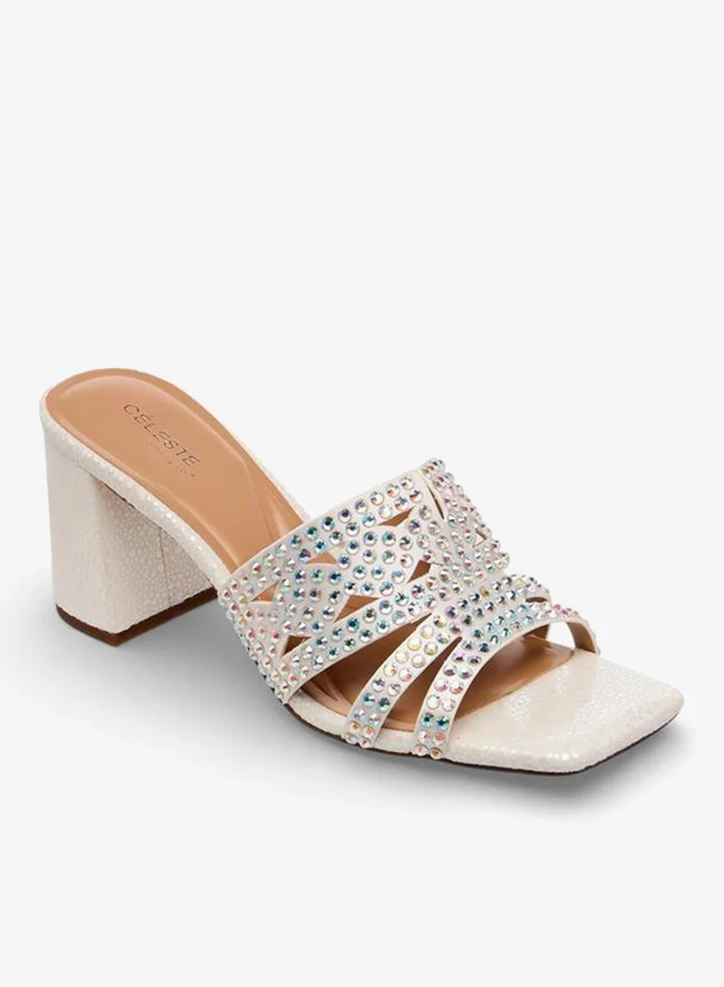 سيليست Women Block Heel Sandals Ramadan Collections